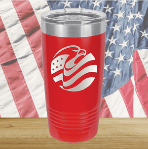Eagle Flag Tumbler - Stainless Steel - 2574 -