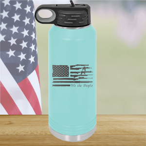 We the People Flag with Guns Tumbler - Stainless Steel - 2586 -