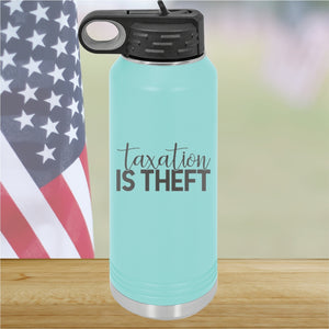 Taxation is Theft 2 Tumbler - Stainless Steel - 2655 -