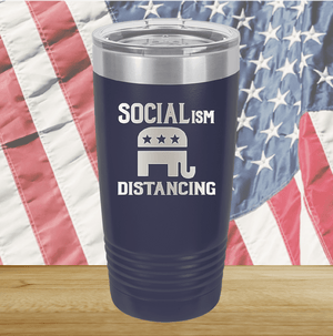 Socialism Distancing Tumbler - Stainless Steel - 2695 -
