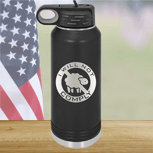 I Will Not Comply Sheep Tumbler - Stainless Steel - 2711 -