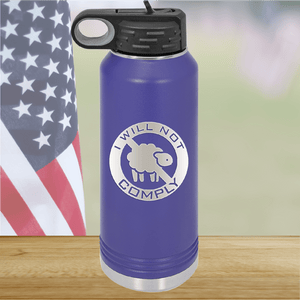 I Will Not Comply Sheep Tumbler - Stainless Steel - 2711 -
