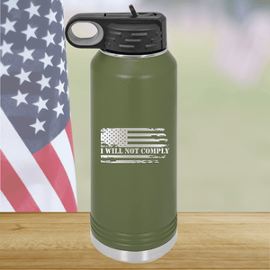 I Will Not Comply 2 Tumbler - Stainless Steel - 2713 -
