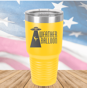 Weather Balloon Alien UFO 4 Tumbler - Stainless Steel - 2753 -