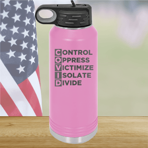 COVID Control Oppress Victimize Isolate Divide Tumbler - Stainless Steel - 2761 -