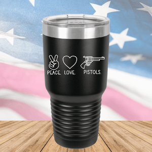 Peace Love Pistols 1 Tumbler - Stainless Steel - 2770 -