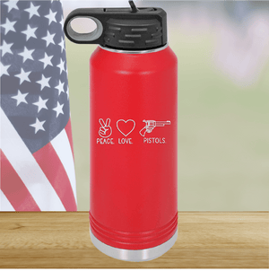 Peace Love Pistols 1 Tumbler - Stainless Steel - 2770 -