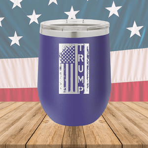 Trump Distressed Flag Tumbler - Stainless Steel - 2774 -