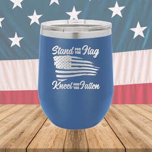 Stand for the Flag Kneel for the Fallen Tumbler - Stainless Steel - 1248 -