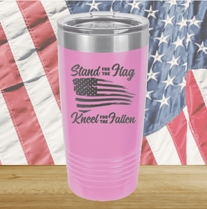 Stand for the Flag Kneel for the Fallen Tumbler - Stainless Steel - 1248 -