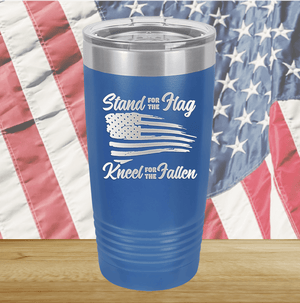 Stand for the Flag Kneel for the Fallen Tumbler - Stainless Steel - 1248 -