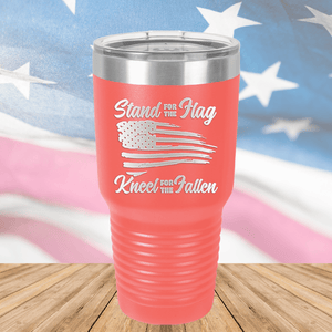 Stand for the Flag Kneel for the Fallen Tumbler - Stainless Steel - 1248 -