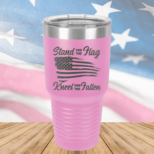 Stand for the Flag Kneel for the Fallen Tumbler - Stainless Steel - 1248 -