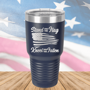 Stand for the Flag Kneel for the Fallen Tumbler - Stainless Steel - 1248 -