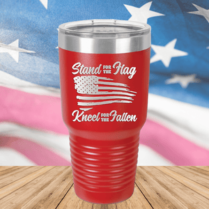 Stand for the Flag Kneel for the Fallen Tumbler - Stainless Steel - 1248 -