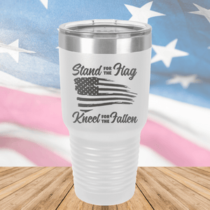 Stand for the Flag Kneel for the Fallen Tumbler - Stainless Steel - 1248 -