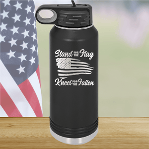 Stand for the Flag Kneel for the Fallen Tumbler - Stainless Steel - 1248 -