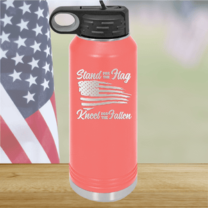 Stand for the Flag Kneel for the Fallen Tumbler - Stainless Steel - 1248 -