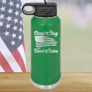 Stand for the Flag Kneel for the Fallen Tumbler - Stainless Steel - 1248 -