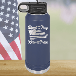 Stand for the Flag Kneel for the Fallen Tumbler - Stainless Steel - 1248 -