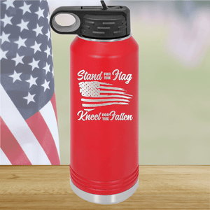 Stand for the Flag Kneel for the Fallen Tumbler - Stainless Steel - 1248 -