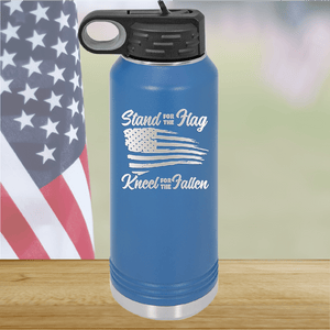 Stand for the Flag Kneel for the Fallen Tumbler - Stainless Steel - 1248 -