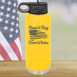 Stand for the Flag Kneel for the Fallen Tumbler - Stainless Steel - 1248 -