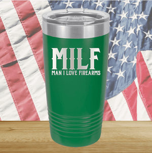 MILF Man I Love Firearms Tumbler - Stainless Steel - 1264 -