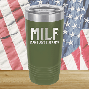 MILF Man I Love Firearms Tumbler - Stainless Steel - 1264 -