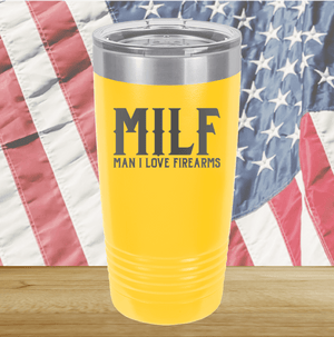 MILF Man I Love Firearms Tumbler - Stainless Steel - 1264 -