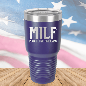 MILF Man I Love Firearms Tumbler - Stainless Steel - 1264 -