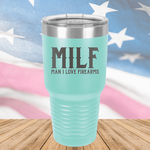 MILF Man I Love Firearms Tumbler - Stainless Steel - 1264 -