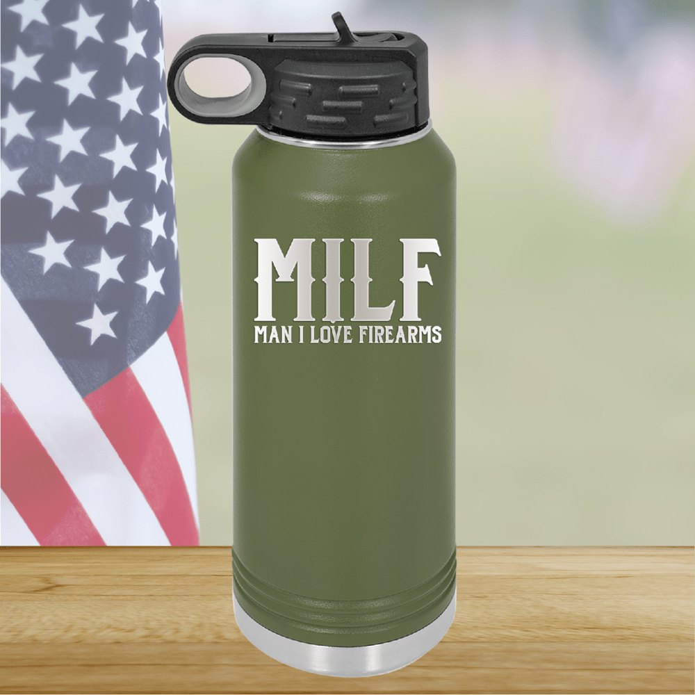 MILF Man I Love Firearms Tumbler - Stainless Steel - 1264 -