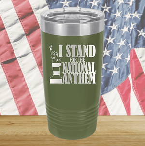 I Stand for the National Anthem 2 Tumbler - Stainless Steel - 2573 -