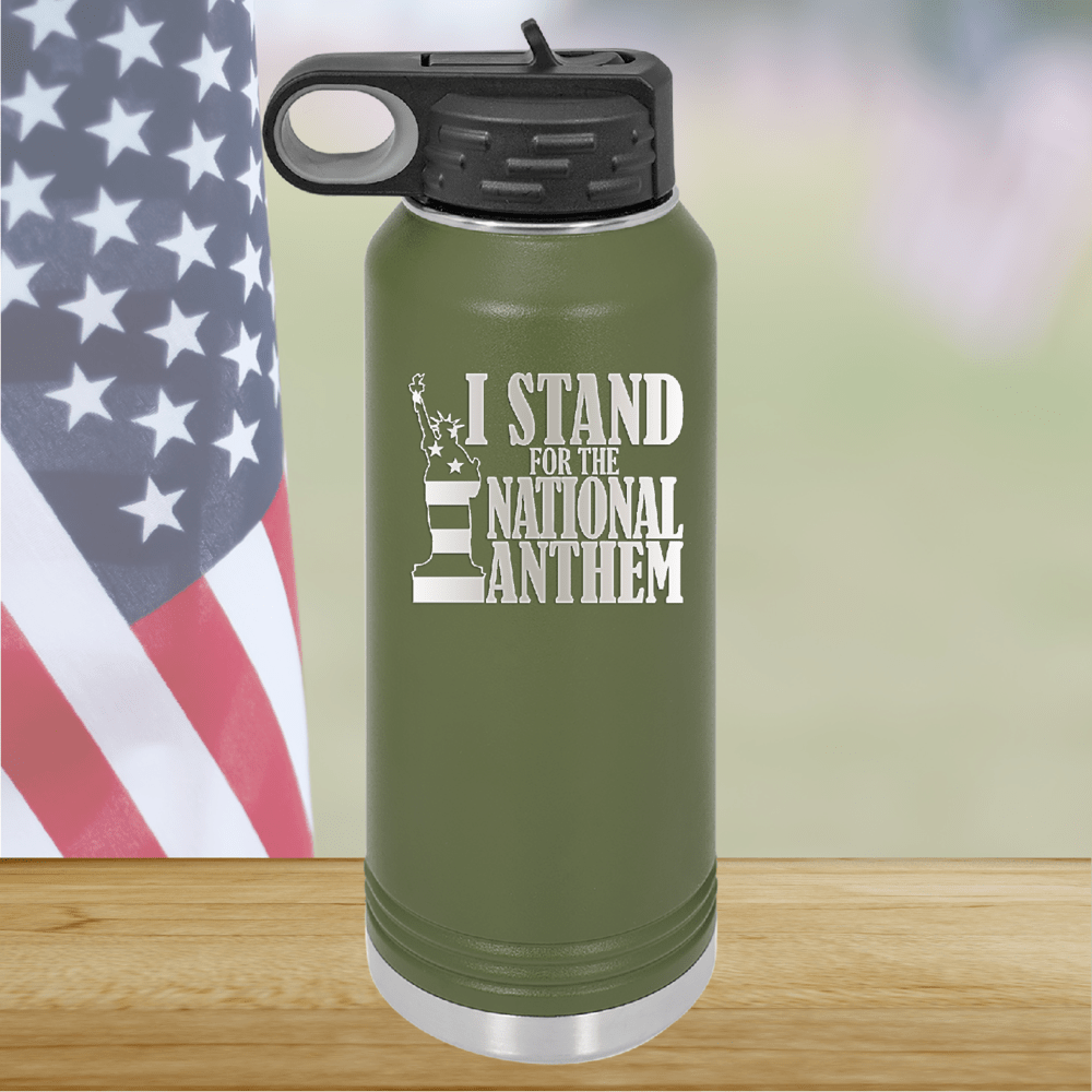 I Stand for the National Anthem 2 Tumbler - Stainless Steel - 2573 -