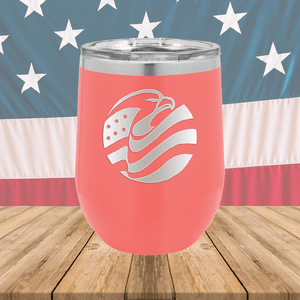 Eagle Flag Tumbler - Stainless Steel - 2574 -