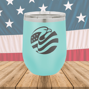 Eagle Flag Tumbler - Stainless Steel - 2574 -