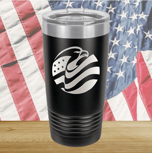 Eagle Flag Tumbler - Stainless Steel - 2574 -