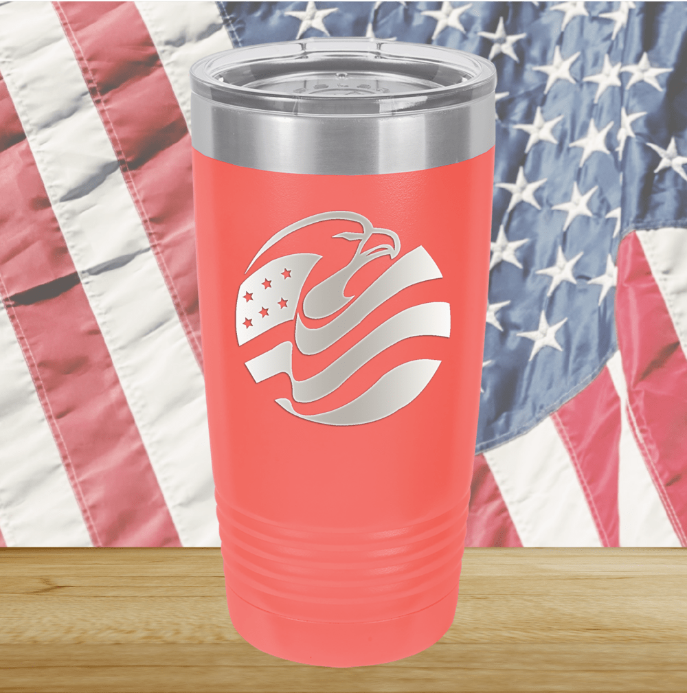 Eagle Flag Tumbler - Stainless Steel - 2574 -