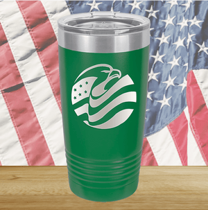 Eagle Flag Tumbler - Stainless Steel - 2574 -