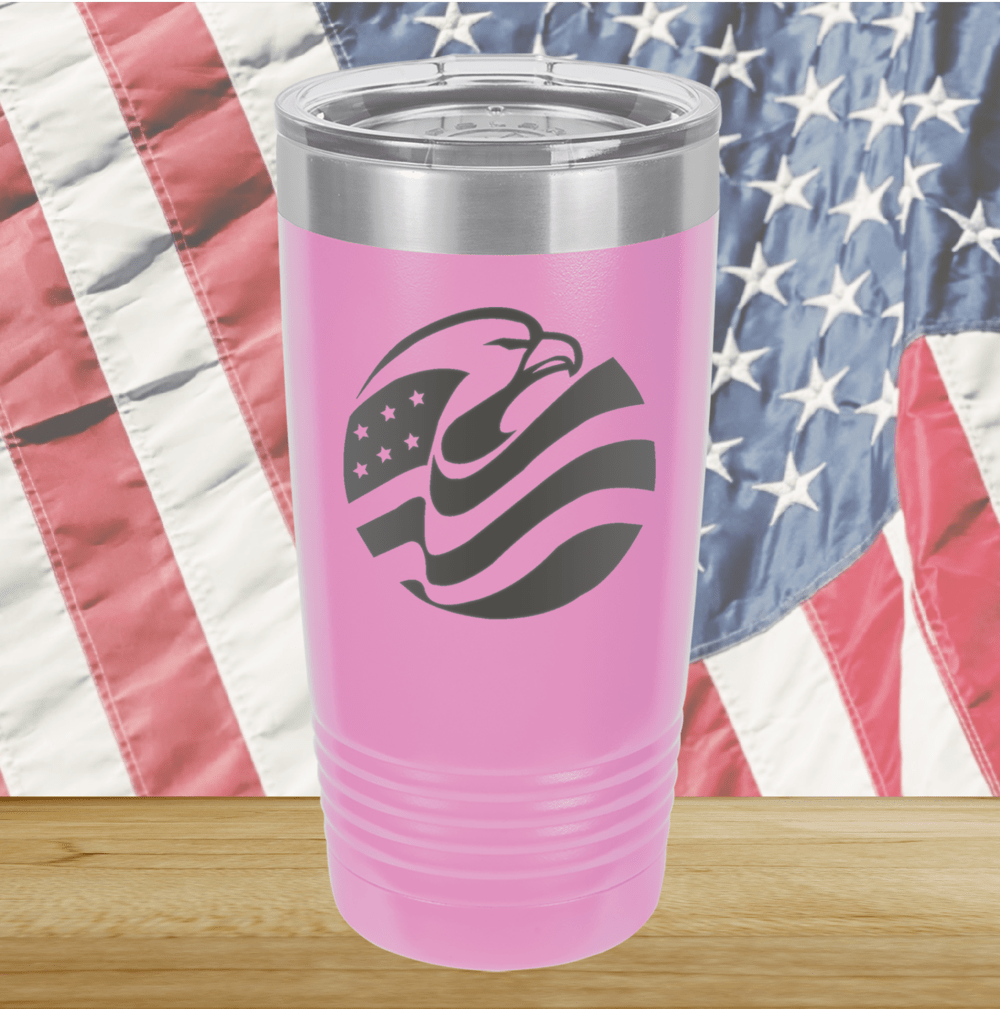 Eagle Flag Tumbler - Stainless Steel - 2574 -