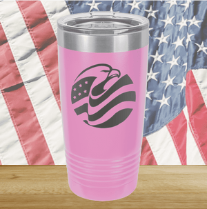 Eagle Flag Tumbler - Stainless Steel - 2574 -