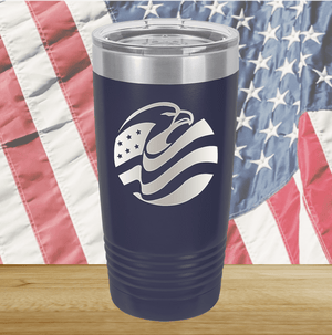 Eagle Flag Tumbler - Stainless Steel - 2574 -