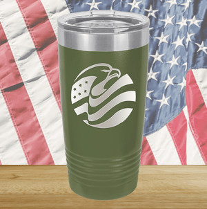 Eagle Flag Tumbler - Stainless Steel - 2574 -