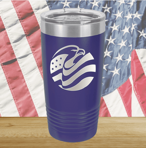 Eagle Flag Tumbler - Stainless Steel - 2574 -