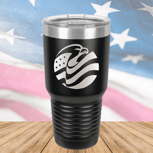 Eagle Flag Tumbler - Stainless Steel - 2574 -