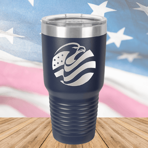 Eagle Flag Tumbler - Stainless Steel - 2574 -