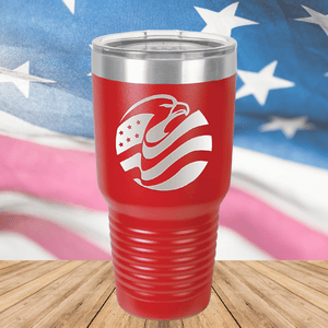 Eagle Flag Tumbler - Stainless Steel - 2574 -