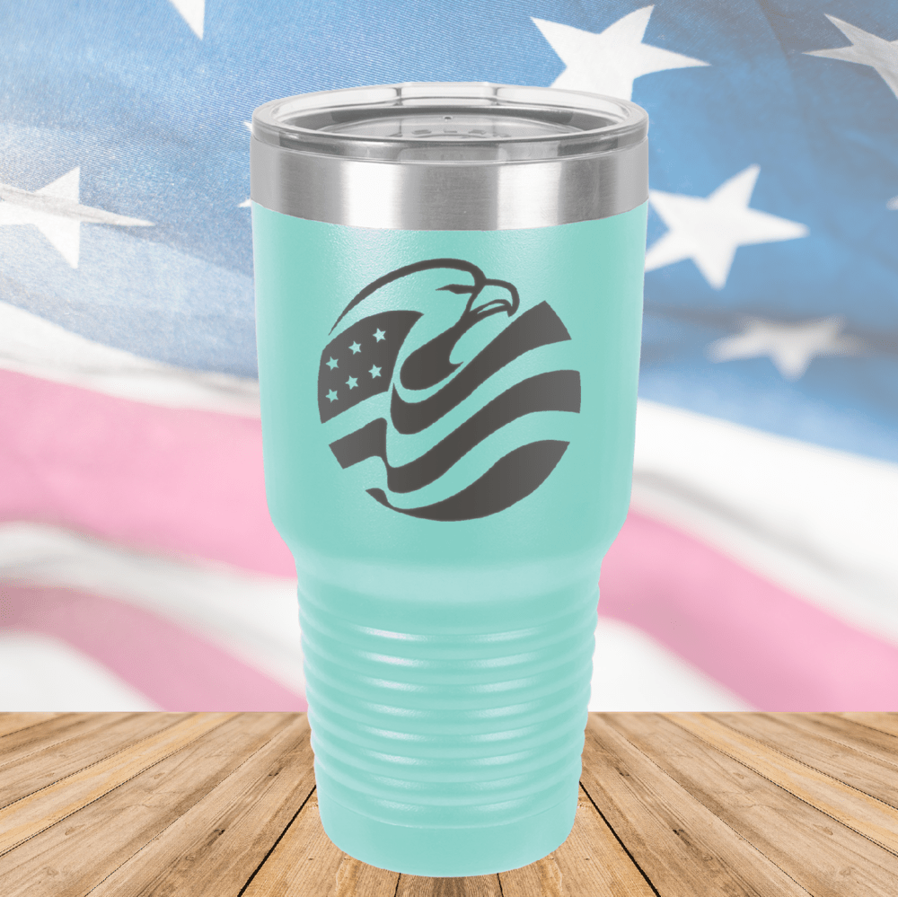 Eagle Flag Tumbler - Stainless Steel - 2574 -