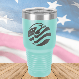 Eagle Flag Tumbler - Stainless Steel - 2574 -